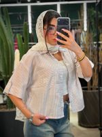 شومیز میو میو خط دار