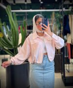 شومیز جلو زیپ - Image 5